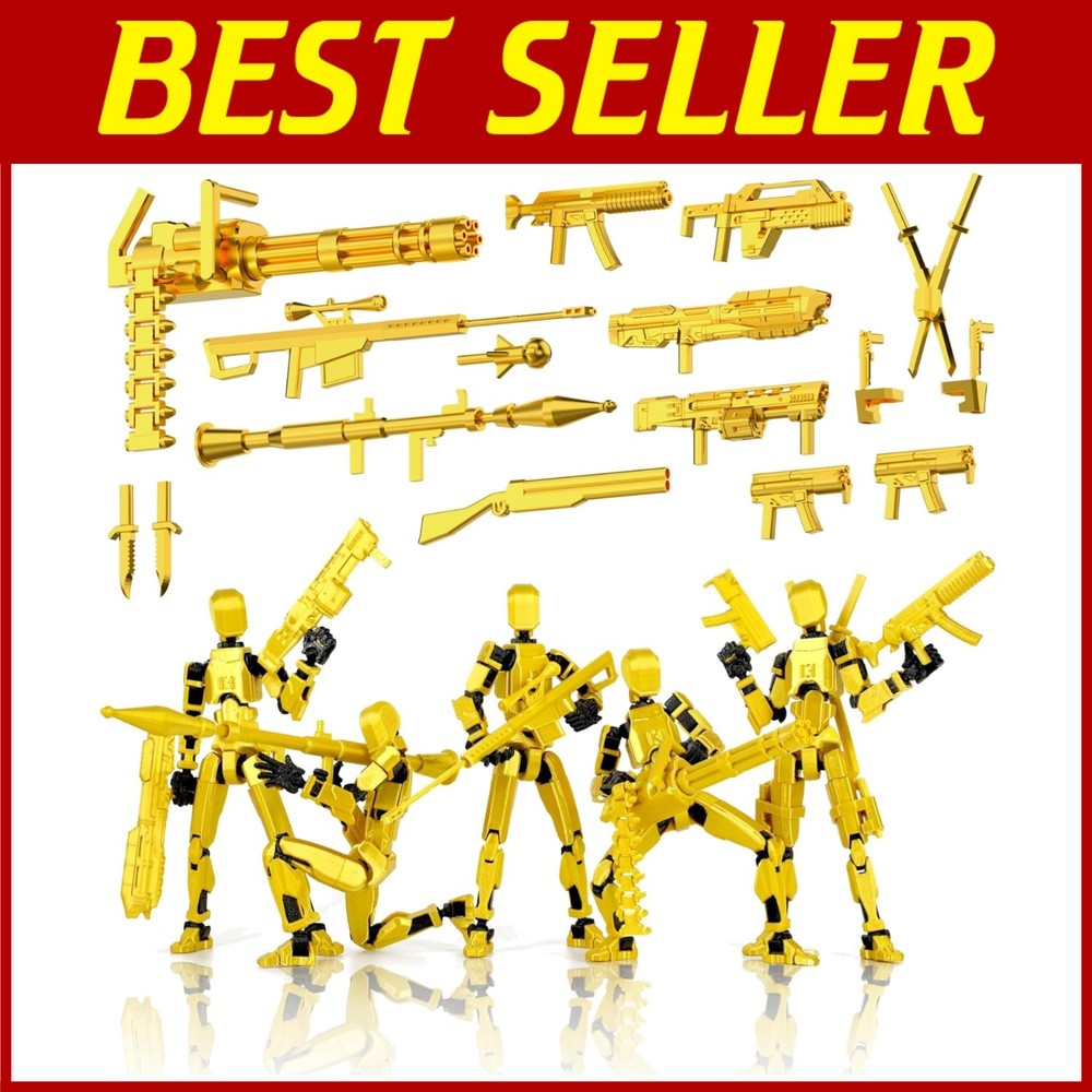 Robot Action Figure 3D Printed – Lucky 13 Collection//
