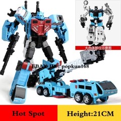 New Deformable Robot Defensor HZX 5 In 1 Action Figure IDW G1 KO 13″ Kids Toys
