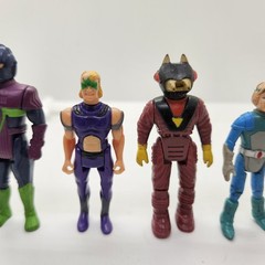Vintage Action Figure Lot Of 4 Dino Riders Battletech Sky Commander Mixed Lot