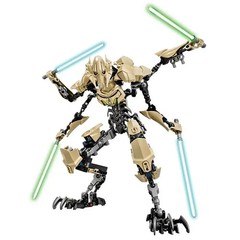 32cm Star General Grievous Action Figure with Lightsaber Building Blocks Toy