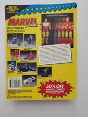 Iron Man Action Figure Marvel Comics Superheroes Toy Biz 1991 Sealed Unpunched