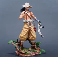 25cm/9.84in Anime One Piece Figure Usopp Action Figure PVC Statue Desktop