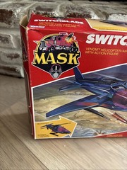 M.A.S.K. SWITCHBLADE 100% Complete w/ Box Unused Stickers Short Viper Mask 1985