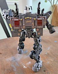 Custom Voyager Class Truck Megatron Transformers Figure