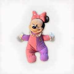 VTG Disney Mattel Huglight Minnie Sleepytime Friend Mattel Rubber Face Untested