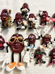 California Raisins PVC Figures Lot of 4 Vintage 1987 CALRAB