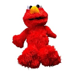 14 in Sesame Street Red Muppet Tickle Me Elmo Hasbro Laughs & Talks Works Plush