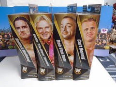 WWE Complete Set of 4 Bulldog RVD Bobby Heenan Hennig Elite legends 29 figures