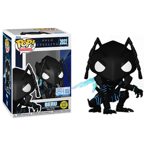 SOLO LEVELING – Beru (GLOW) #2022 Exclusive Pop! Vinyl Figure + POP PROTECTOR