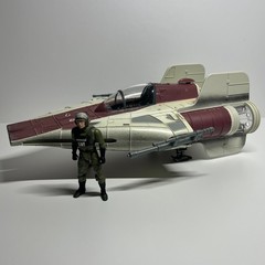 Star Wars 1997 A‑Wing Fighter w/ Pilot