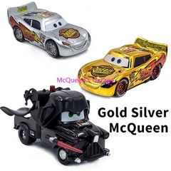 Disney Pixar Cars #95 Lightning McQueen Dinosaur Grey Diecast Car Model Toy Gift