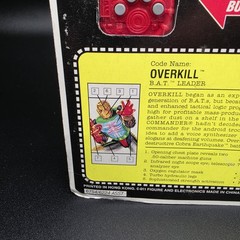 Gi Joe 1991 Overkill MOC Super Clean Backing Board🔍See Description🔍