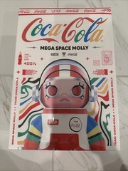 POPMART MEGA SPACE MOLLY 400% Team Coca-Cola, Sealed! US Seller! Authentic! New
