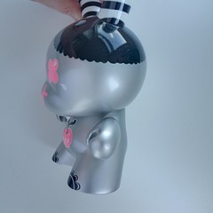 Kidrobot Buff Monster 8 Inch Dunny 2009 Vaulted Limited Edition Silver Vinyl