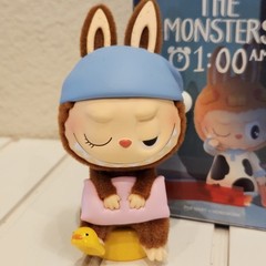 POP MART Labubu The Monsters 1:00 A.M. Relaxed Time w/ Box Card Bag