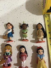 Nice Lot of 10 Disney Animators Princess Collection PVC Figures Disney Store