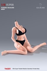 1/6 Large Bust Thin Waist Seamless Body For 12″ Female Action Figure Model YM501