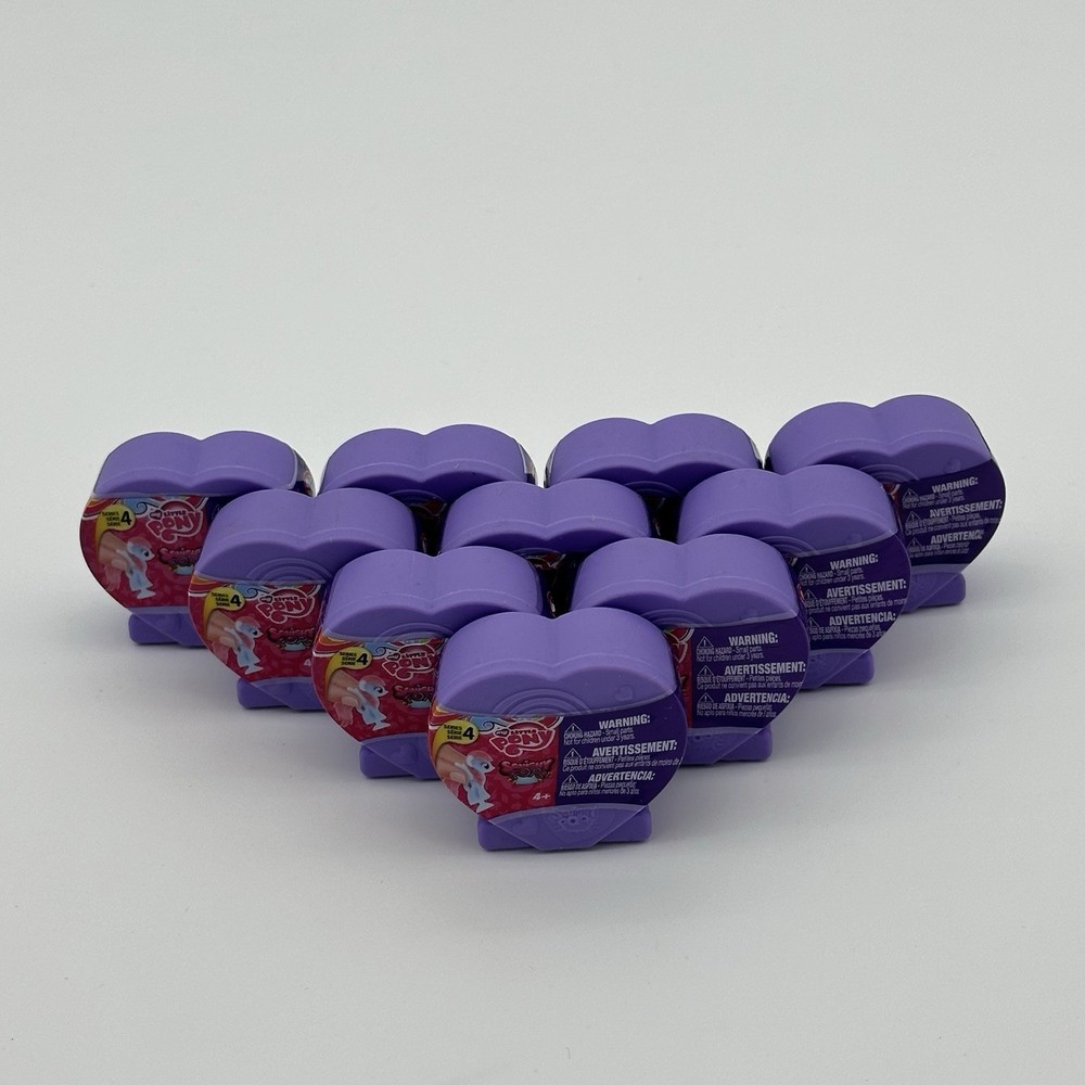🌈 My Little Pony Squish Pops Series 4 In Heart Container LOT Of 10 🌈