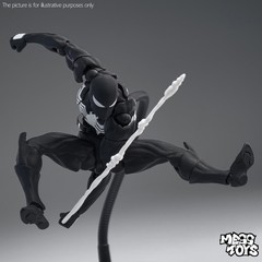 US!!!! Mess Toys Symbiote Parker Venom Black Spider-man Action Figure Boxed Gift