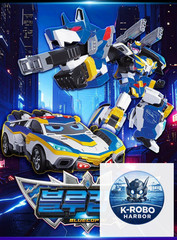 Metal Card Bot W BLUECOP W Transforming Robot Police Car Korea SAMG