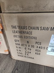 ThreeZero Texas Chainsaw Massacre Leatherface 12″ Action Figure Three Zero