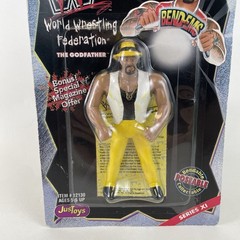 Vintage JustToys 1999 WWF WWE Bend-Ems The Godfather Figure Series 11 New