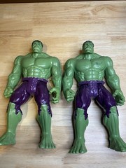 Hasbro~Marvel 2013 Incredible Hulk Toy Doll SA Made In China 11 1″ Tall Lot Of 2
