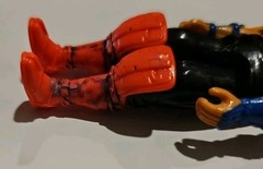 Gi Joe RED NINJAS figure v1 original 1993 Ninja Force Battle Ax Vehicle driver
