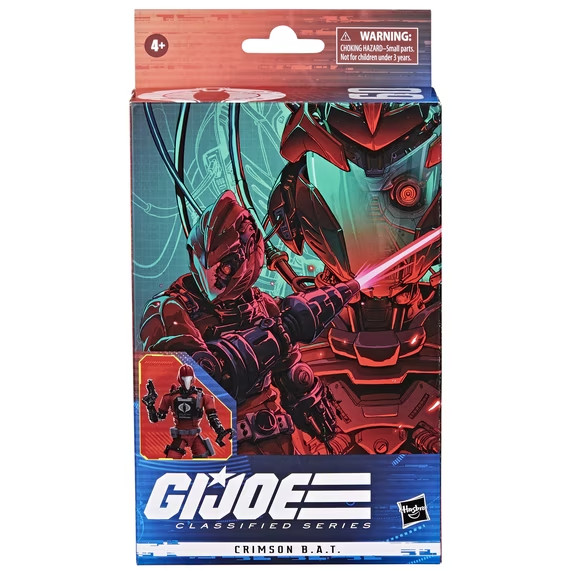 G. I. Joe Classified Series Crimson B.A.T. Action Figure, 4+ Years, 60 Collectib