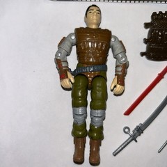 Vintage GI Joe Budo Action Figure Complete 1988 File Card Tight Joints AW