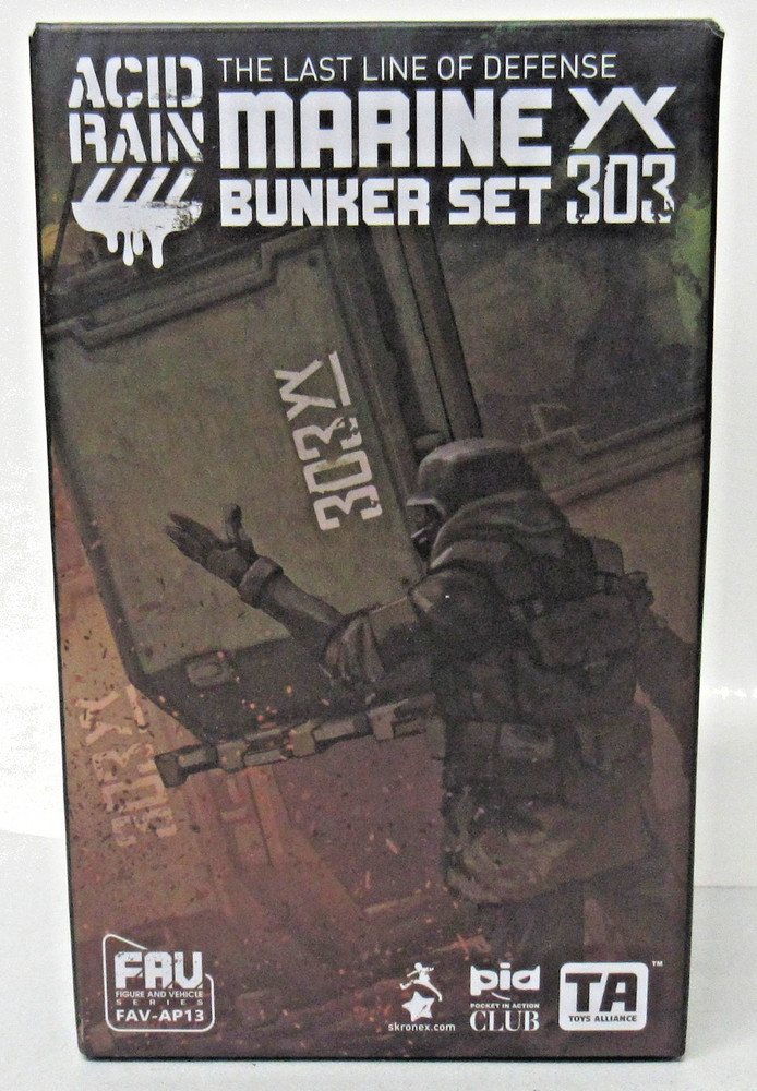 New In Open Box Acid Rain FAV-AP13 Marine Bunker Set 303 Complete Toys Alliance