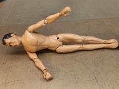 Ideal Captain Action Figure 12″ Plastic circa 1966 in Uniform