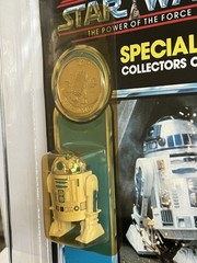 Star Wars Vintage Kenner 1985 POTF 92 Back R2-D2 w/POP UP Saber Graded AFA 90!!!