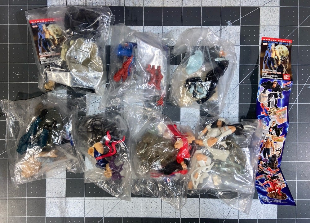 BANDAI HG Marvel Heroes Collection 3 Gashapon Complete Set 7 With Chase Figure
