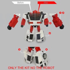 Upgrade Kit Shoulder Gun Filler Tail Spoiler For Kingdom Red Alert Accessories