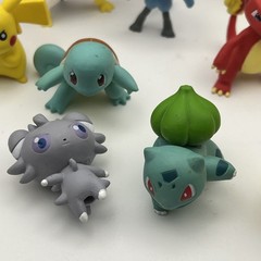 Pokemon Nintendo Tomy 12 Figures LOT Ash Ketchum Charmander Pikachu Hawlucha Etc