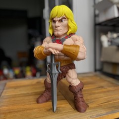 12″ Stylized He-Man Inspired 3D Printed Figure – Custom Art Toy Collectible