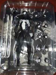 MESS TOYS Black Venom Symbiote Spider-Man Black Spider Action Figure Boxed