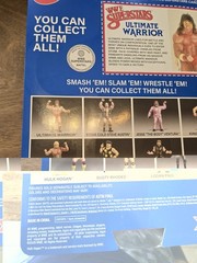 (CHASE) WWE LJN MATTEL SUPERSTARS ULTIMATE WARRIOR 8″ ACTION FIGURE BLACK CARD