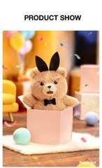 POP MART x Ted 2 – Baby Ted Action Plush Pendant Series Keychain Figure Toy Doll