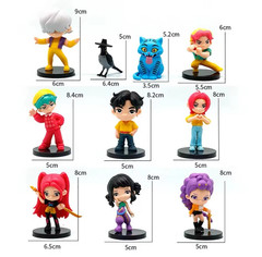 10PCS Demon Hunters Action Figure PVC Toy K Christmas Birthday Gift
