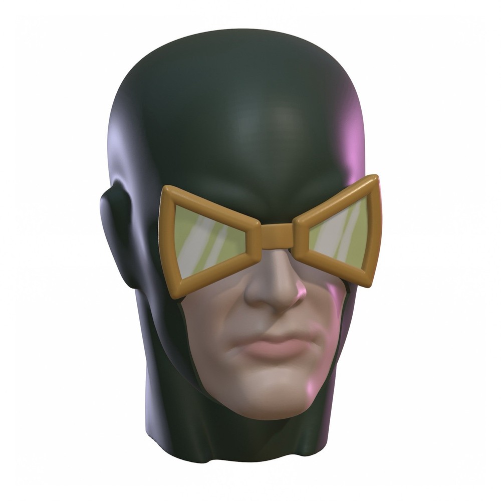 Marauder Man Custom Action Figure Head 1:9 or 1:6 Mego