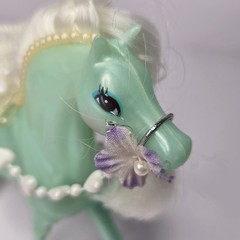 VTG 1980s Enchanted Kingdom Horses Valentine/ Winter Bride /Bouquet /Nina & Comb