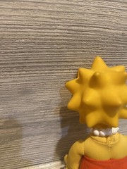 LISA SIMPSON 8″ DOLL 1990 Plush With Plastic Head Vintage Simpson Collectible