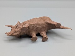 Triceratops 5.5″ Dinosaur Toy Figure British Museum Of Natural History 1975