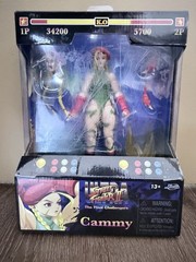 Jada Street Fighter II Final Challengers Boxed Action Figure Set Vega Ken Cammy