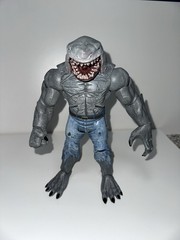 King Shark DC Multiverse Build A Figure BAF CNC 100% Complete with Hammerhead 9″