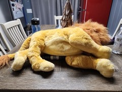 Disney The Lion King Adult Simba 24” Plush Toy Mattel Vintage Large Jumbo #2