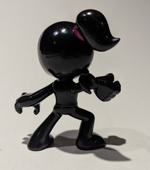 Ninja Kidz TV Stealth pink Ninja Figure 3.5″ Black Suit Toy – Ninja Kidz