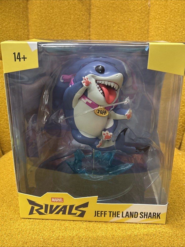 NEW! McFARLANE Toys x MARVEL RIVALS | JEFF THE LAND SHARK FIGURINE | NIB!